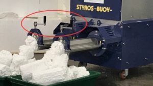 スチロスの調整ハンドル