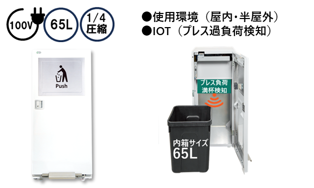 IoTスマートごみ箱Reebo（リーボ）の仕様